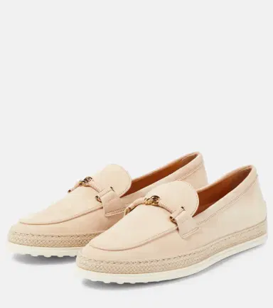 Tod's T Ring suede loafers | Thumbnail 4