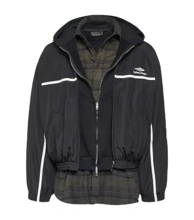 Balenciaga 3B Sports Icon layered track jacket | Thumbnail 1
