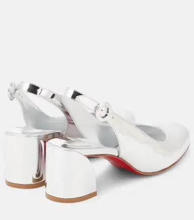 Christian Louboutin So Jane Sling metallic leather slingback pumps | Thumbnail 2 Christian Louboutin So Jane Sling metallic leather slingback pumps | Thumbnail 2