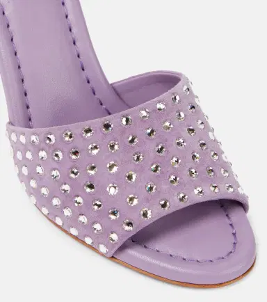 Christian Louboutin Jane embellished suede mules | Thumbnail 2