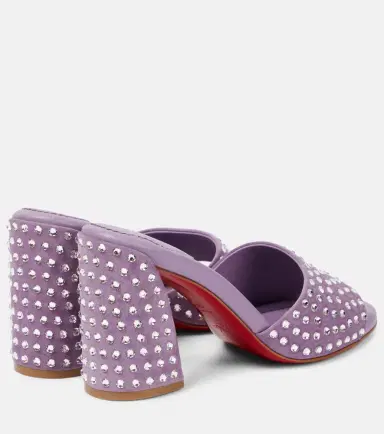 Christian Louboutin Jane embellished suede mules | Thumbnail 3