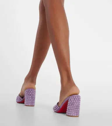 Christian Louboutin Jane embellished suede mules | Thumbnail 7
