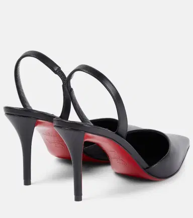 Christian Louboutin Apostropha leather slingback pumps | Thumbnail 4