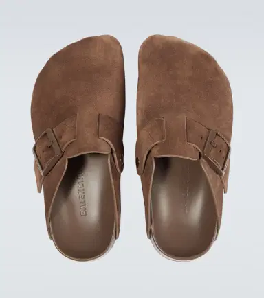 Balenciaga Sunday suede mules | Thumbnail 3 Balenciaga Sunday suede mules | Thumbnail 3