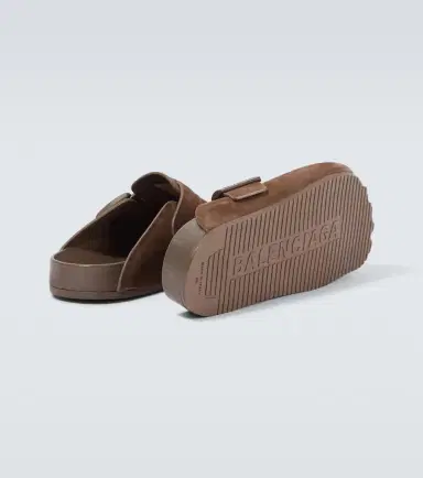Balenciaga Sunday suede mules | Thumbnail 4 Balenciaga Sunday suede mules | Thumbnail 4