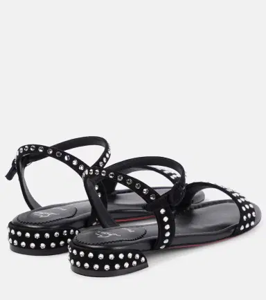 Christian Louboutin Sweet Jane Strass Boum suede sandals | Thumbnail 2