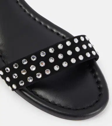 Christian Louboutin Sweet Jane Strass Boum suede sandals | Thumbnail 4