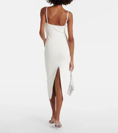 Galvan Sculpted Spiral midi dress | Thumbnail 2