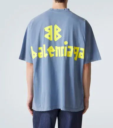 Balenciaga Tape Type cotton jersey T-shirt | Thumbnail 2 Balenciaga Tape Type cotton jersey T-shirt | Thumbnail 2