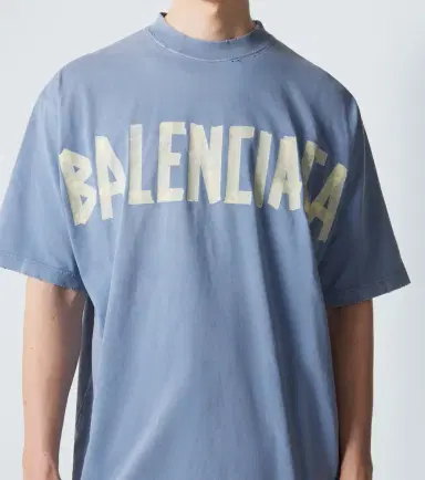 Balenciaga Tape Type cotton jersey T-shirt | Thumbnail 3 Balenciaga Tape Type cotton jersey T-shirt | Thumbnail 3