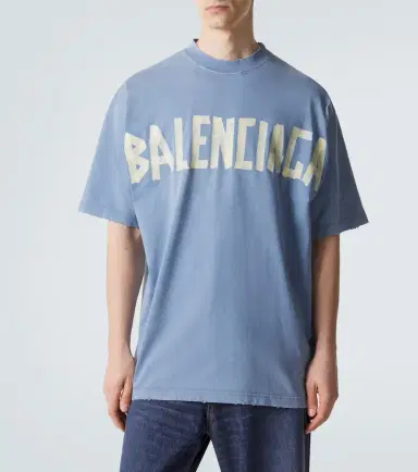 Balenciaga Tape Type cotton jersey T-shirt | Thumbnail 5 Balenciaga Tape Type cotton jersey T-shirt | Thumbnail 5
