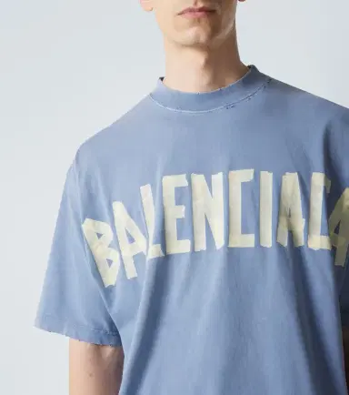 Balenciaga Tape Type cotton jersey T-shirt | Thumbnail 6 Balenciaga Tape Type cotton jersey T-shirt | Thumbnail 6