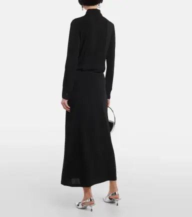 Vince Jersey midi skirt | Thumbnail 4