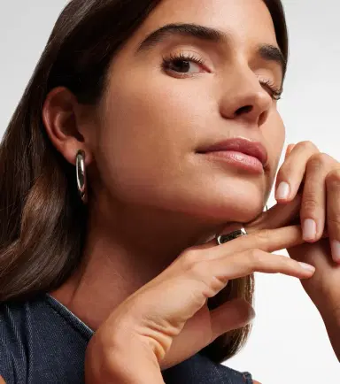 Jennifer Fisher Samira Mini 14kt gold-plated hoop earrings | Thumbnail 4 Jennifer Fisher Samira Mini 14kt gold-plated hoop earrings | Thumbnail 4