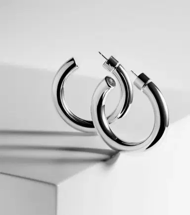 Jennifer Fisher Samira Mini 14kt gold-plated hoop earrings | Thumbnail 5 Jennifer Fisher Samira Mini 14kt gold-plated hoop earrings | Thumbnail 5