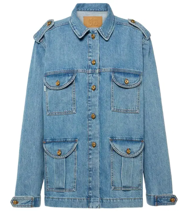 Blaze Milano Blazé Milano Sahariana oversized denim jacket