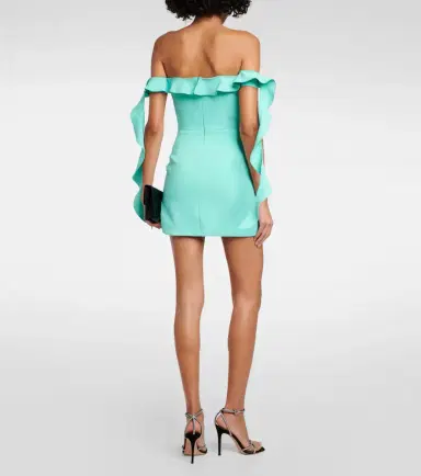 David Koma Ruffled minidress | Thumbnail 2 David Koma Ruffled minidress | Thumbnail 2