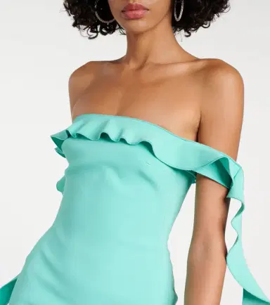 David Koma Ruffled minidress | Thumbnail 4 David Koma Ruffled minidress | Thumbnail 4