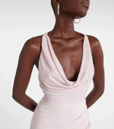 David Koma Crystal-embellished midi dress | Thumbnail 2