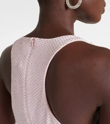 David Koma Crystal-embellished midi dress | Thumbnail 5