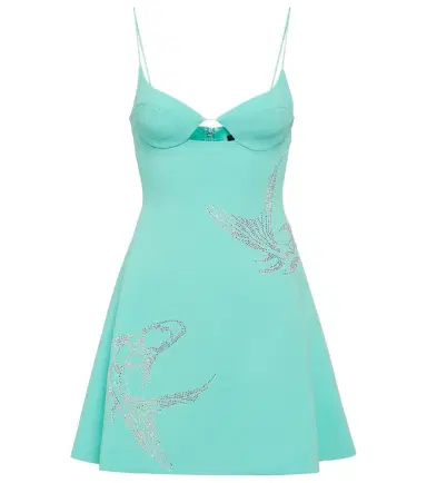David Koma Crystal-embellished minidress | Thumbnail 1