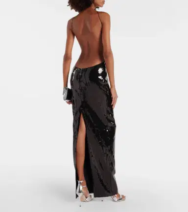 Monot Mônot Elsa cutout sequined gown | Thumbnail 2