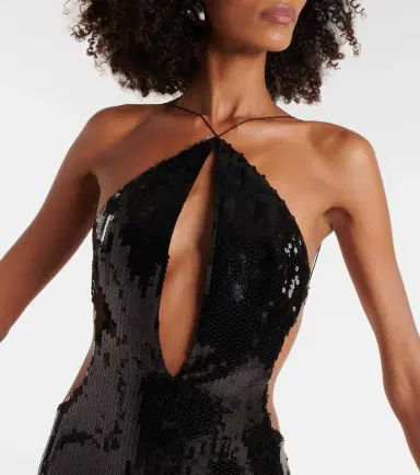 Monot Mônot Elsa cutout sequined gown | Thumbnail 4