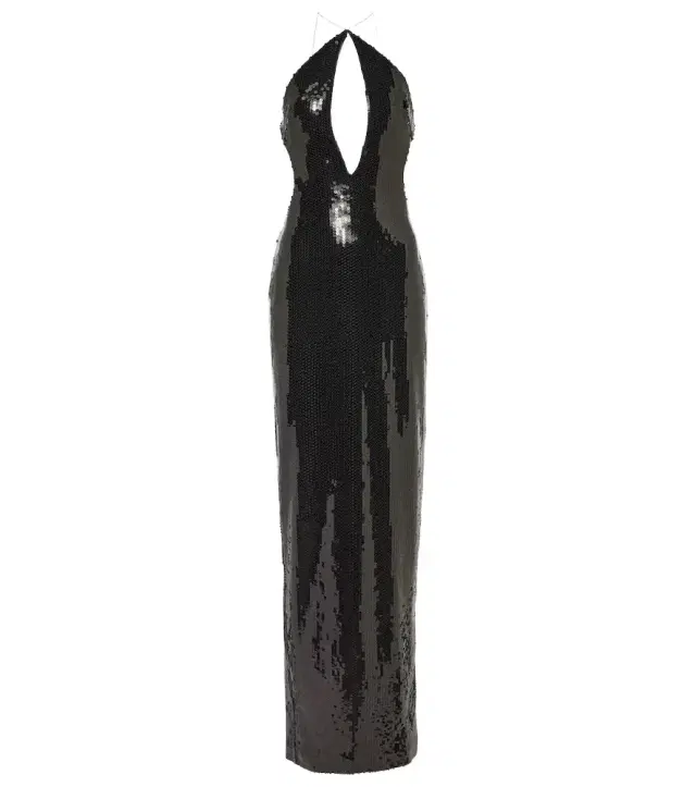 Monot Mônot Elsa cutout sequined gown