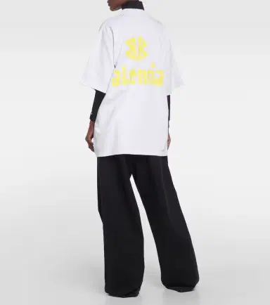 Balenciaga Tape Type cotton jersey T-shirt | Thumbnail 3