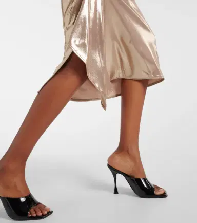 Maticevski Neroli ruched midi skirt | Thumbnail 5