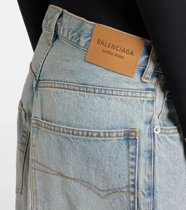 Balenciaga Mid-rise wide-leg jeans | Thumbnail 4