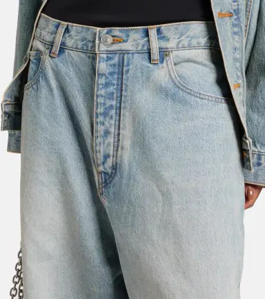 Balenciaga Mid-rise wide-leg jeans | Thumbnail 5