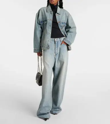 Balenciaga Mid-rise wide-leg jeans | Thumbnail 6