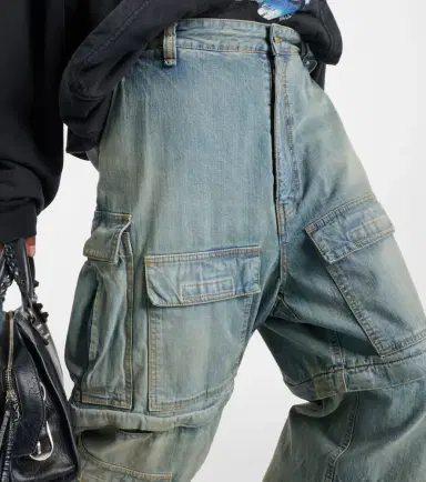 Balenciaga Mid-rise cargo jeans | Thumbnail 3 Balenciaga Mid-rise cargo jeans | Thumbnail 3
