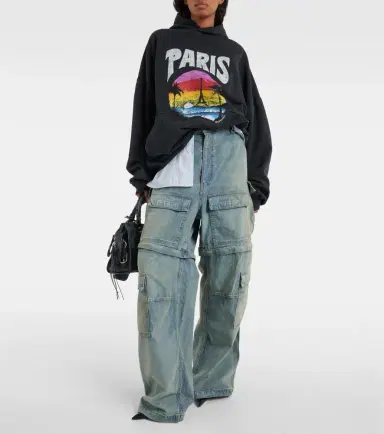 Balenciaga Mid-rise cargo jeans | Thumbnail 6 Balenciaga Mid-rise cargo jeans | Thumbnail 6