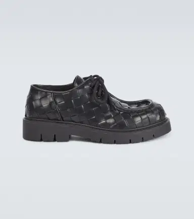 Bottega Veneta Haddock leather Derby shoes | Thumbnail 3