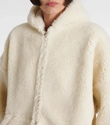 Balenciaga Outerwear faux-shearling hoodie | Thumbnail 4