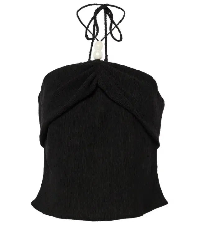 Magda Butrym Halterneck crop top