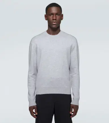 Bottega Veneta Intrecciato leather and cashmere sweater | Thumbnail 5