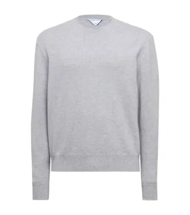 Bottega Veneta Intrecciato leather and cashmere sweater | Thumbnail 1