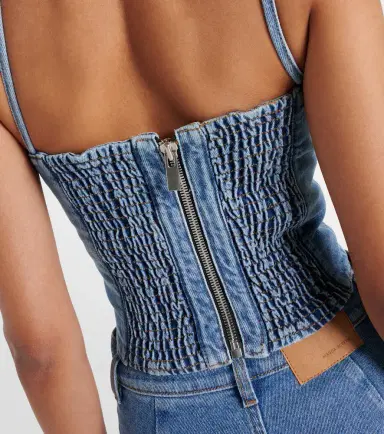 Magda Butrym Denim bustier | Thumbnail 3