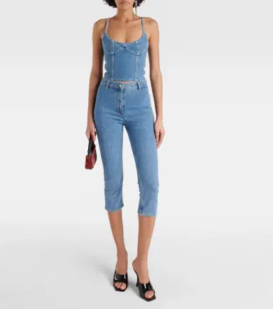 Magda Butrym Denim bustier | Thumbnail 5
