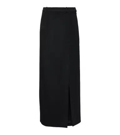 Balenciaga Side-slit wool twill maxi skirt | Thumbnail 1 Balenciaga Side-slit wool twill maxi skirt | Thumbnail 1