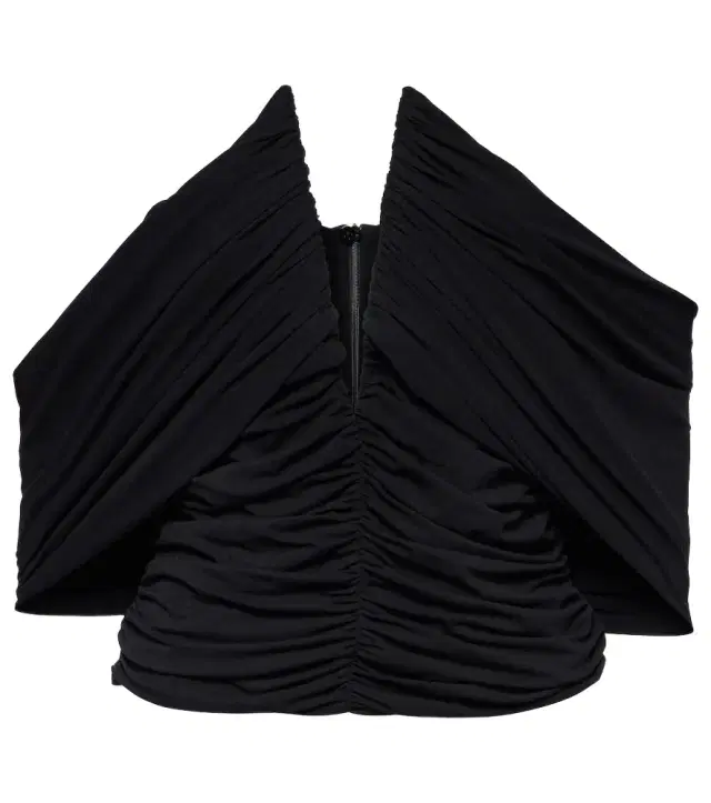 Magda Butrym Off-shoulder cropped jersey blouse
