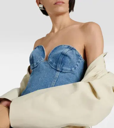Magda Butrym Denim corset dress | Thumbnail 3
