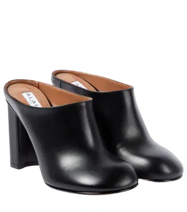 Alaïa Alaïa Babylone leather mules | Thumbnail 1 Alaïa Alaïa Babylone leather mules | Thumbnail 1