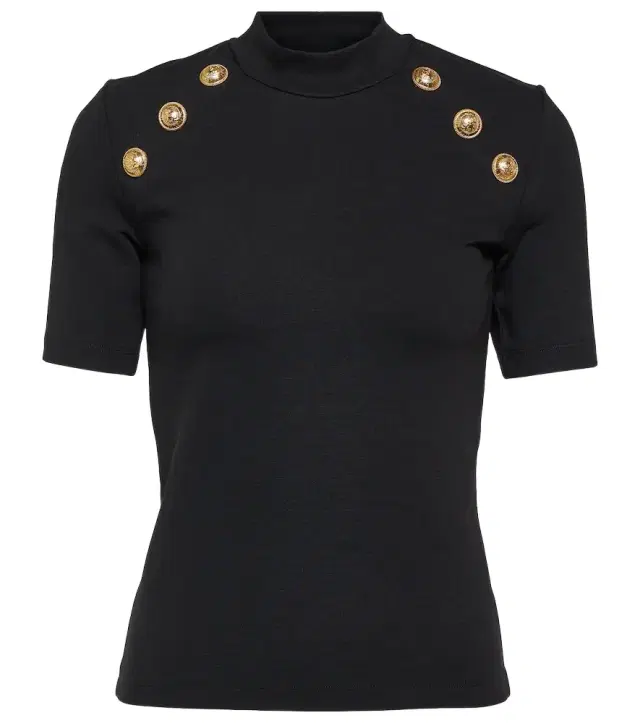 Embellished jersey T-shirt