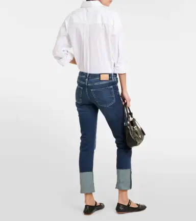 AG Jeans Girlfriend mid-rise slim jeans | Thumbnail 5