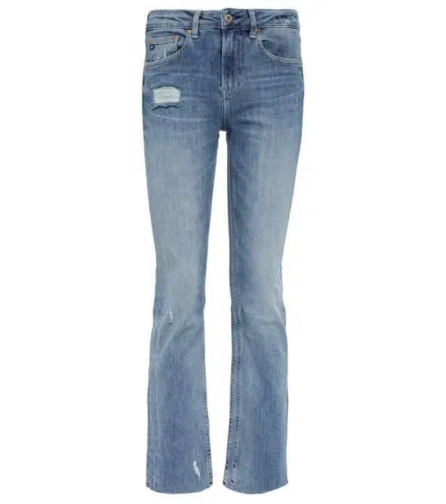 AG Jeans Girlfriend mid-rise straight jeans