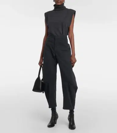 Nili Lotan Shon cotton twill pants | Thumbnail 4